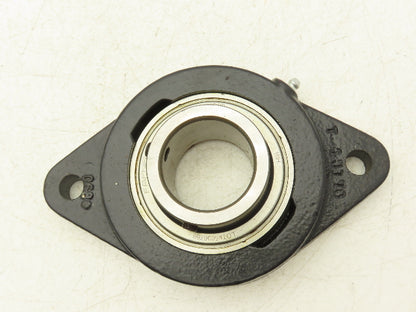 Timken 46R526 Flange Mount Ball Bearing 1-11/16" Bore 2 Bolt Set Screw Locking