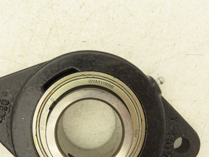 Timken 46R526 Flange Mount Ball Bearing 1-11/16" Bore 2 Bolt Set Screw Locking