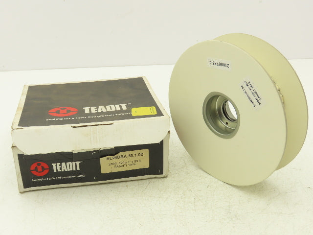 Teadit SL24BBA.50.1.02 Gasket Tape Monoaxial Expanded PTFE 1" W x 49' L x 0.20"