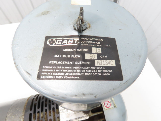 GAST Rotary Vane Oil-Less Vacuum Pump
