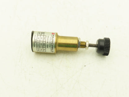 Fairchild 70240 Pneumatic Mini Pressure Regulator 1-60 PSI Brass