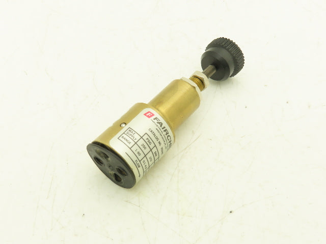 Fairchild 70240 Pneumatic Mini Pressure Regulator 1-60 PSI Brass