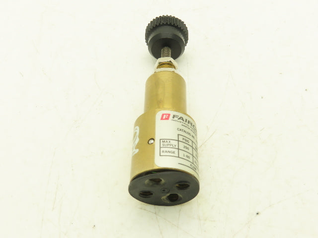 Fairchild 70240 Pneumatic Mini Pressure Regulator 1-60 PSI Brass