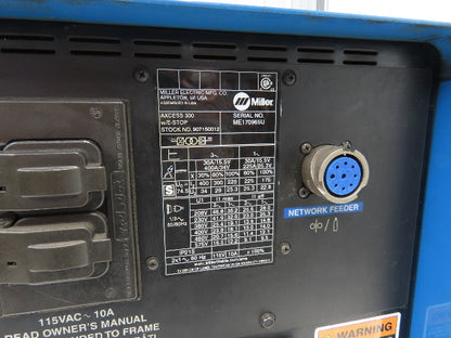 Miller Auto Axcess 300 Robot Mig Arc Welder 300A 208-575 1 Or 3PH 100% Duty