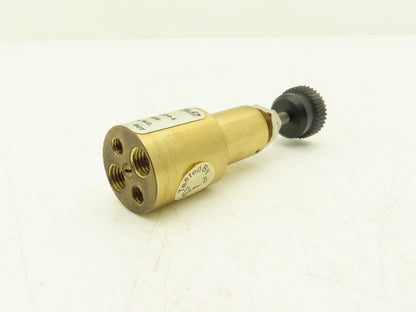Fairchild Z18254-1 Pneumatic Mini Pressure Regulator 40PSI 4"WC Brass  Lot of 2
