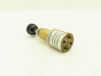 Fairchild Z18254-1 Pneumatic Mini Pressure Regulator 40PSI 4"WC Brass  Lot of 2