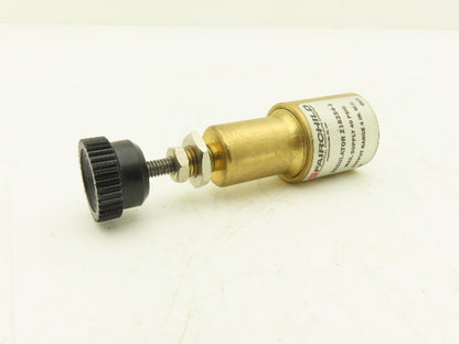 Fairchild Z18254-1 Pneumatic Mini Pressure Regulator 40PSI 4"WC Brass  Lot of 2