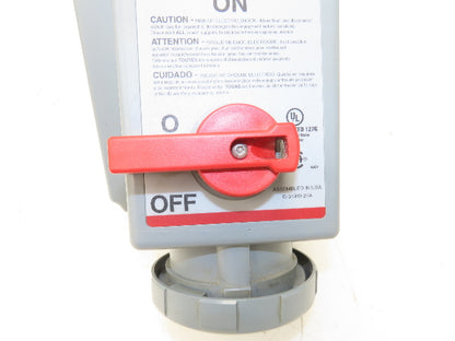 Hubbell HBL4100MI7W Pin Sleeve Circuit Lock 100A 3P 4W 480 VAC 3PH 50Hp