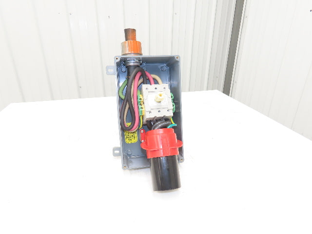 Hubbell HBL4100MI7W Pin Sleeve Circuit Lock 100A 3P 4W 480 VAC 3PH 50Hp