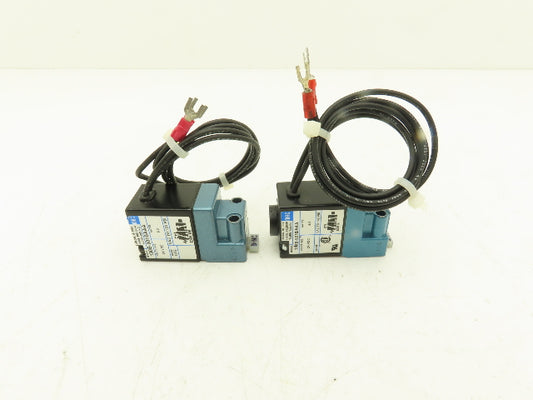 Mac 130B-501BAAA Pneumatic Solenoid Valve 150PSI 6W 24VDC  Lot of 2
