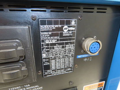 Miller Auto Axcess 300 Robot Mig Arc Welder 300A 208-575 1 Or 3PH 100% Duty