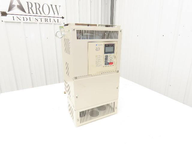 Yaskawa CIMR-G7U4018 VFD G7 Variable AC Drive 32kVA 480VAC 42A 3PH Spec 40181B