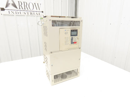 Yaskawa CIMR-G7U4018 VFD G7 Variable AC Drive 32kVA 480VAC 42A 3PH Spec 40181B