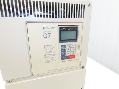 Yaskawa CIMR-G7U4018 VFD G7 Variable AC Drive 32kVA 480VAC 42A 3PH Spec 40181B