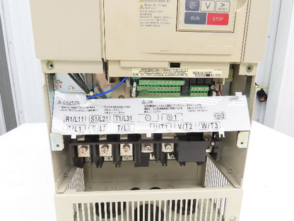 Yaskawa CIMR-G7U4018 VFD G7 Variable AC Drive 32kVA 480VAC 42A 3PH Spec 40181B