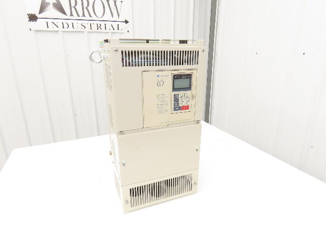 Yaskawa CIMR-G7U4018 VFD G7 Variable AC Drive 32kVA 480VAC 42A 3PH Spec 40181B