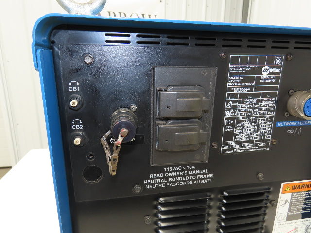 Miller Auto Axcess 300 Robot Mig Arc Welder 300A 208-575 1 Or 3PH 100% Duty