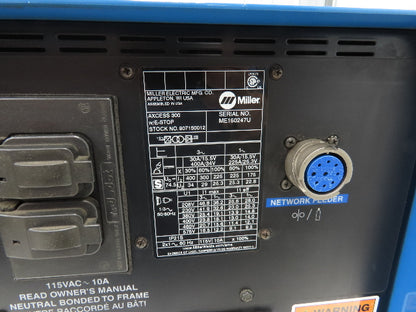 Miller Auto Axcess 300 Robot Mig Arc Welder 300A 208-575 1 Or 3PH 100% Duty