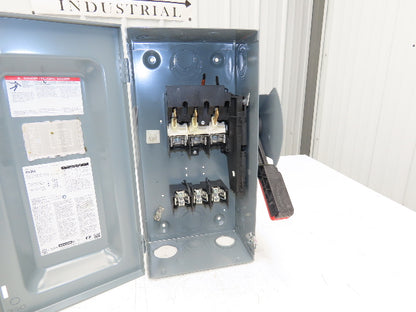 Square D VH362 VisiPacT Heavy Duty Safety Disconnect Switch 60A 600V 3Ph Fused