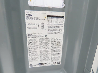 Square D VH362 VisiPacT Heavy Duty Safety Disconnect Switch 60A 600V 3Ph Fused