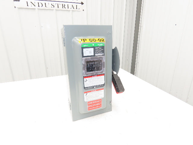 Square D VH362 VisiPacT Heavy Duty Safety Disconnect Switch 60A 600V 3Ph Fused