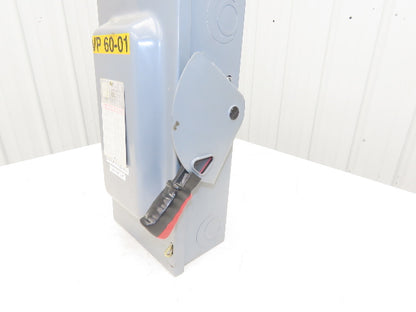 Square D H362 Heavy Duty Fused Safety Disconnect Switch 60A 600VAC Series F05