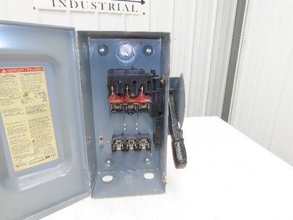 Square D H362 Heavy Duty Fused Safety Disconnect Switch 60A 600VAC Series F05