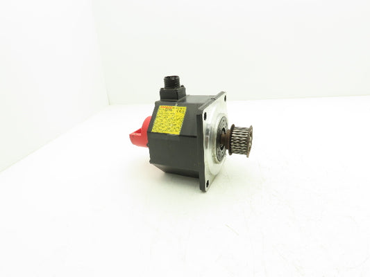 Fanuc A06B-0033-B575 AC Servo Motor 3000 RPM 0.5kW 191V 3PH