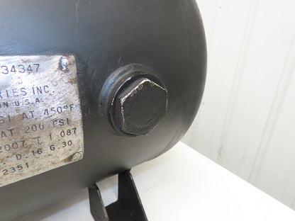 Silvan D16 Pneumatic Air Receiver Tank 200PSI 30 Gallon 400°F 2007
