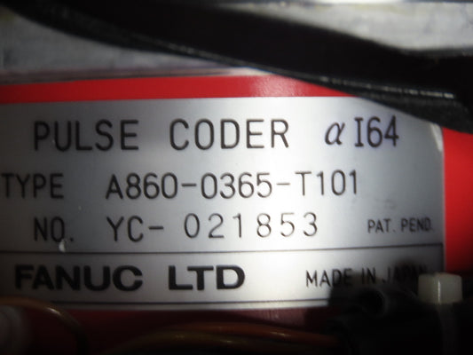 Fanuc A06B-0143-B077 AC Servo Motor 2.8kW 3000 RPM 155V 12A 3PH