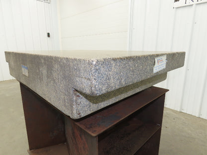 Toolroom Granite Surface Inspection Plate 36 x 24 x 6" 2 Ledge Metal Stand