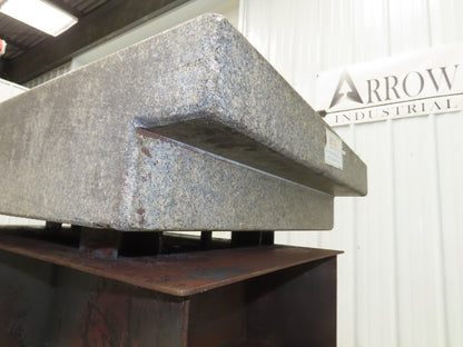 Toolroom Granite Surface Inspection Plate 36 x 24 x 6" 2 Ledge Metal Stand