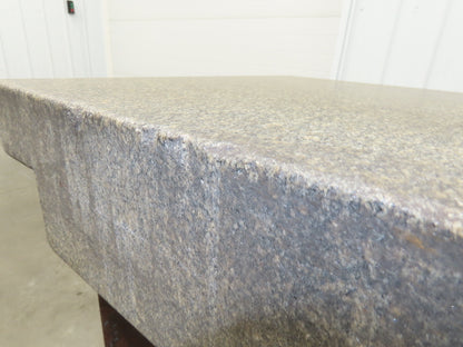 Toolroom Granite Surface Inspection Plate 36 x 24 x 6" 2 Ledge Metal Stand