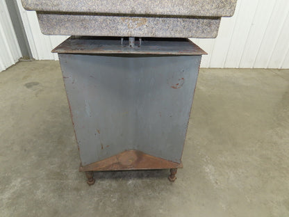 Toolroom Granite Surface Inspection Plate 36 x 24 x 6" 2 Ledge Metal Stand