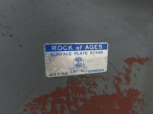 Toolroom Granite Surface Inspection Plate 36 x 24 x 6" 2 Ledge Metal Stand