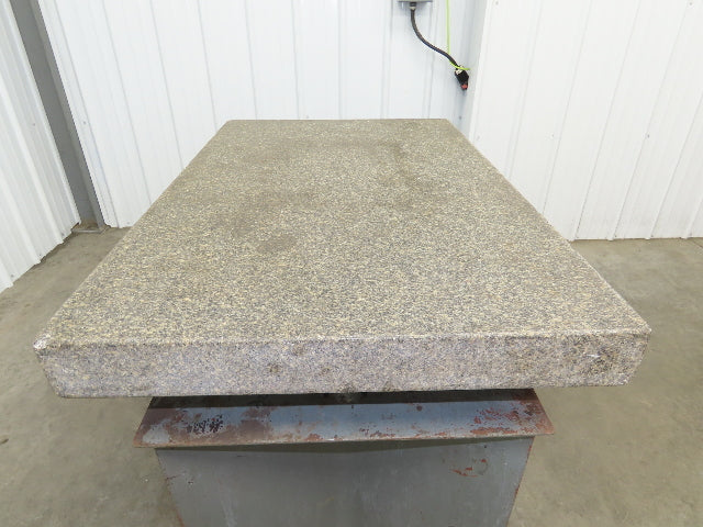 Toolroom Granite Surface Inspection Plate 36 x 24 x 6" 2 Ledge Metal Stand