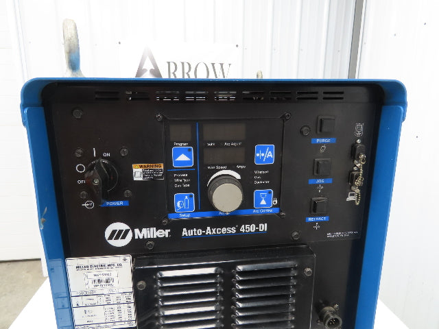 Miller Auto Axcess 450-DI Robot Mig Arc Welder 600A 230-575V 3PH 100% Duty 2017