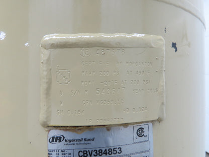 IR Compressor Air Receiver Tank 60 Gallon Vertical Pneumatic 26x10" Top