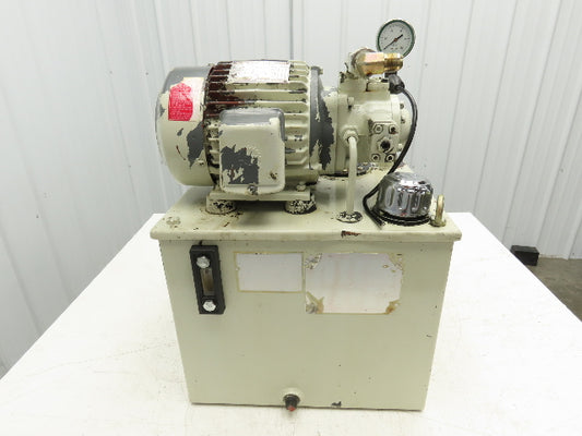 Toyooki HVP-VC1-F26A3-A Hydraulic Power Unit 10gal 26L/min 6gpm 2Hp 220V 3PH
