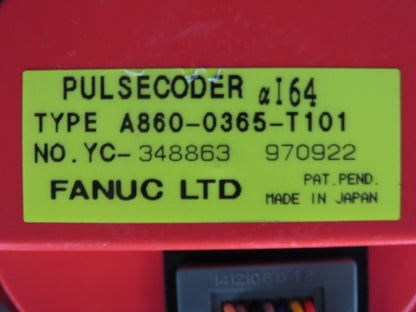 Fanuc A06B-0142-B077 AC Servo Motor 2.1kW 186V 133Hz 2000 RPM 7.4A 3PH