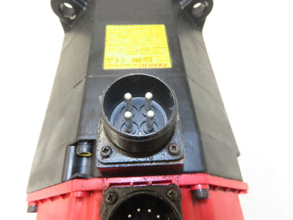 Fanuc A06B-0142-B077 AC Servo Motor 2.1kW 2000 RPM 186V 133Hz 7.4A 3PH