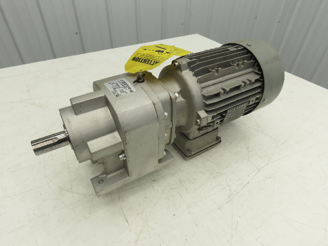 Nord SK 372.1 VL-90LP/4 CUS TW Inline Gearmotor 6.58 Ratio 263 RPM 2Hp 230/460V