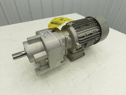 Nord SK 372.1 VL-90LP/4 CUS TW Inline Gearmotor 6.58 Ratio 263 RPM 2Hp 230/460V