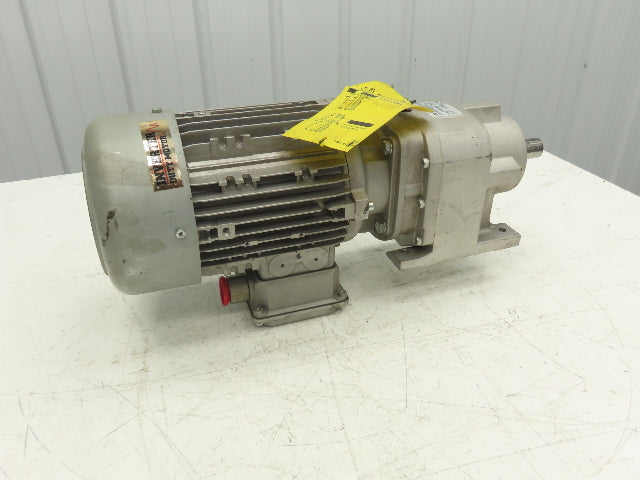Nord SK 372.1 VL-90LP/4 CUS TW Inline Gearmotor 6.58 Ratio 263 RPM 2Hp 230/460V