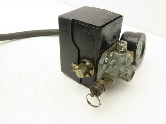 Ingersoll Rand Air Compressor Motor Control Pressure Switch 5 HP 230V 1 Phase