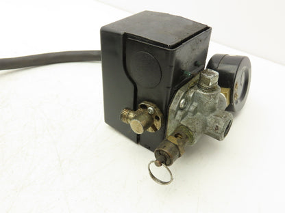 Ingersoll Rand Air Compressor Motor Control Pressure Switch 5 HP 230V 1 Phase