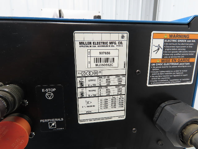 Miller Auto-Continuum 350 Robot Mig Arc Welder 400A 230-575V 3PH 100% Duty 2018