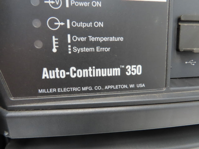 Miller Auto-Continuum 350 Robot Mig Arc Welder 400A 230-575V 3PH 100% Duty 2018