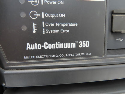 Miller Auto-Continuum 350 Robot Mig Arc Welder 400A 230-575V 3PH 100% Duty 2018