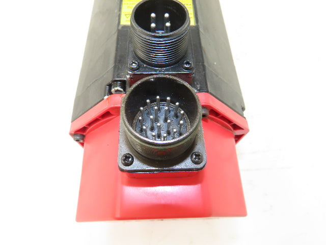 Fanuc A06B-0128-B177 AC Servo Motor 1.4kW 114V 3PH 3000RPM Encoder A8600365T101